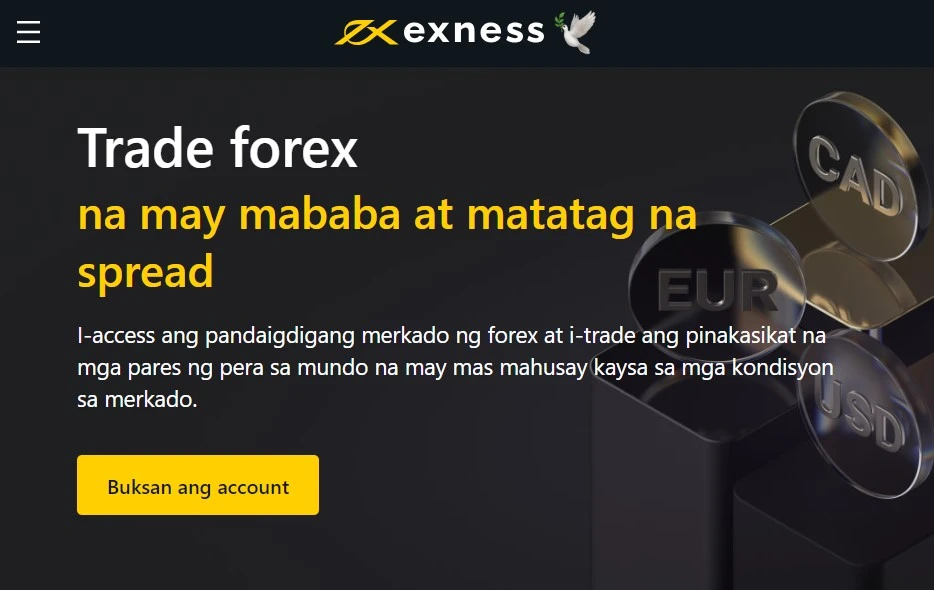 Exness Forex trading.