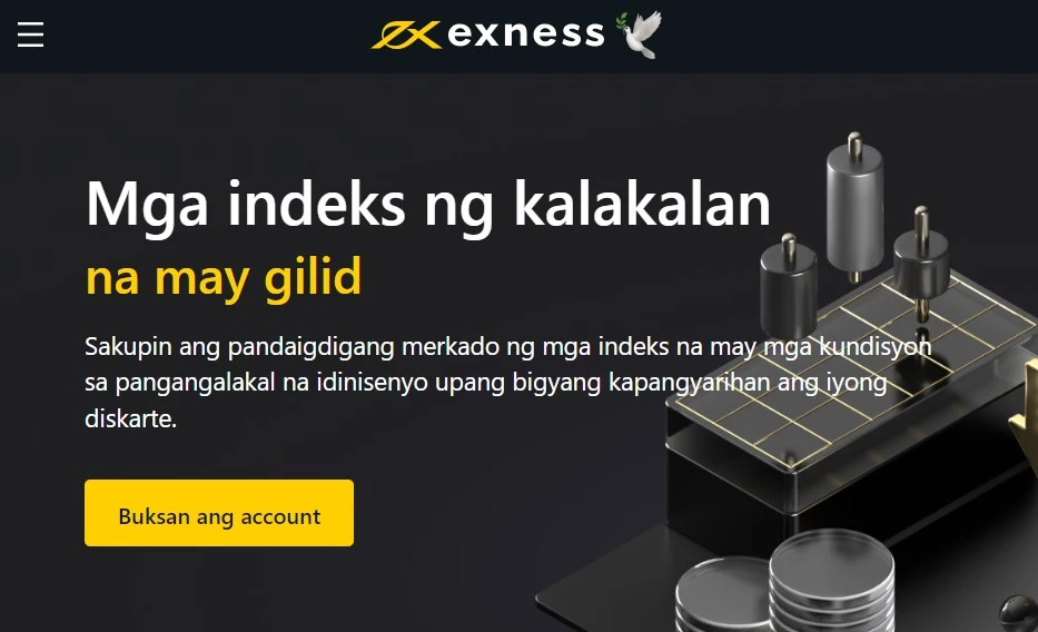 Pangkalakal ng Exness Index.