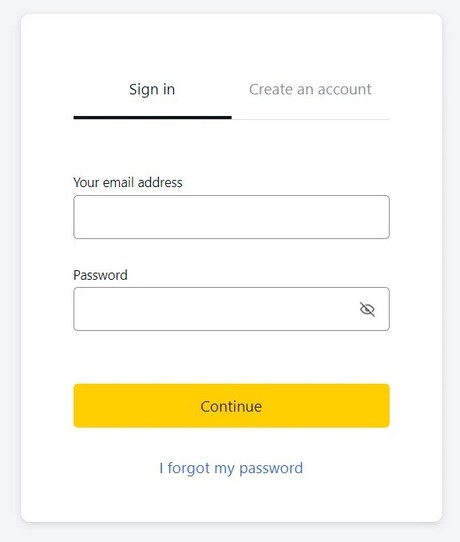 Exness Sign In - Login.